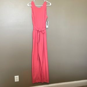 New pink Nine West dressy jumpsuit